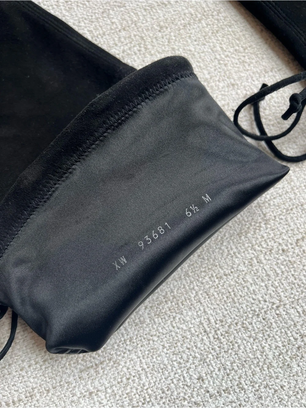 Stuart Weitzman Black Suede Over-the-Knee Heeled Boots